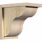 Ekena Millwork Carmel Rough Sawn Corbel w/Backplate, Douglas Fir, 8"W x 12"D x 12"H COR08X12X12CAR01RDF - alternate 1
